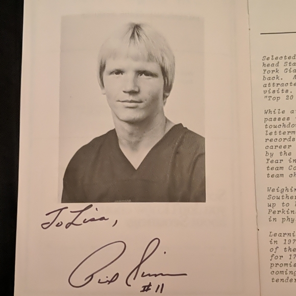 Autograph: Phil Simms - Picture 1 of 6